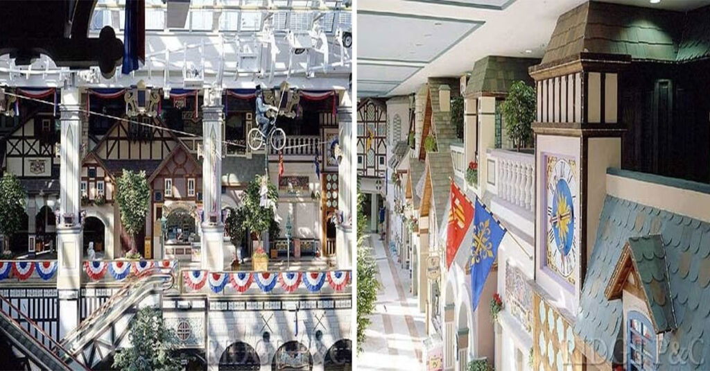  과거 부산 서면 롯데백화점에 있었던 '롯데월드'모습