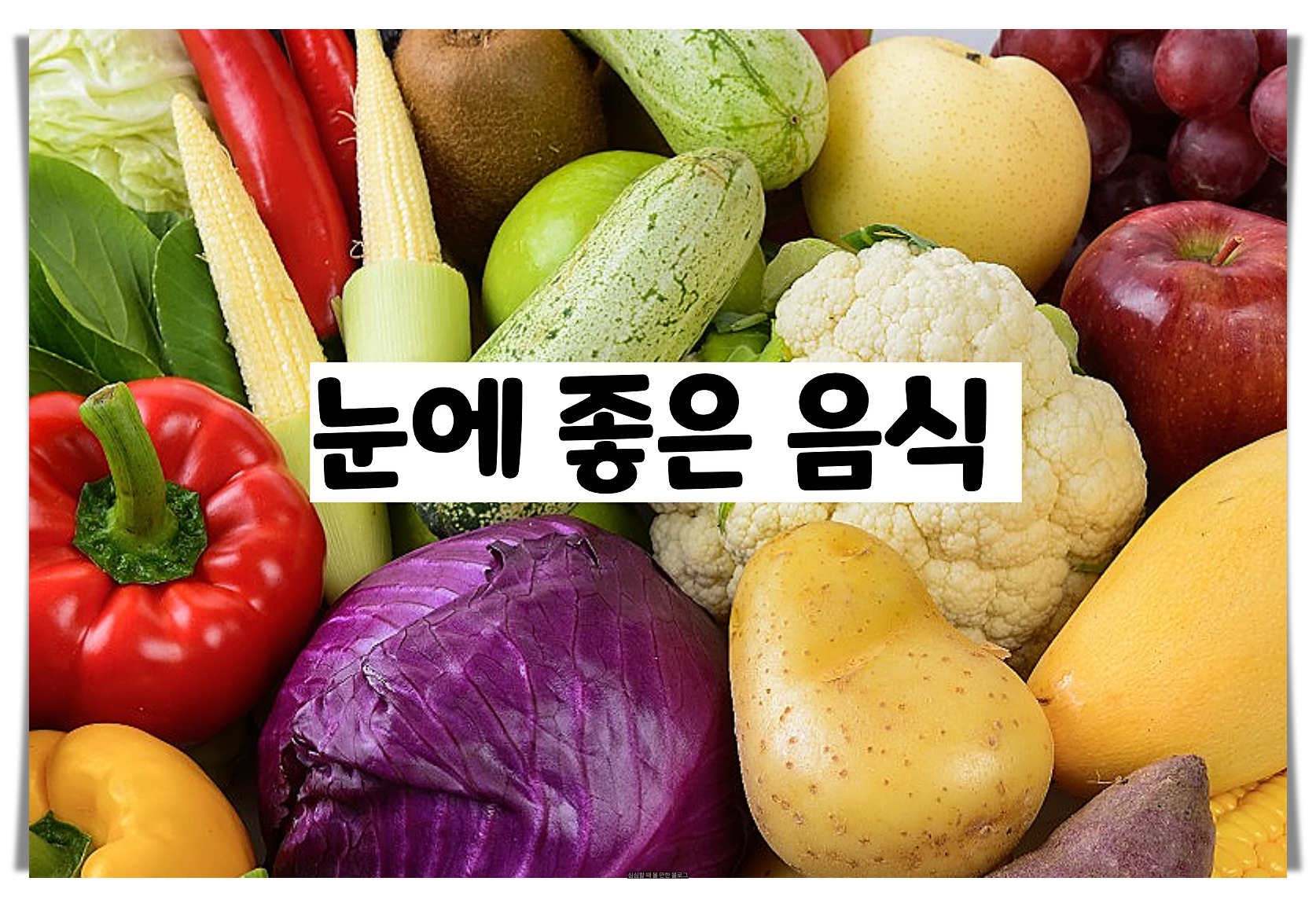  눈에 좋은 음식 10 주변에서 구하기 쉬운 음식들