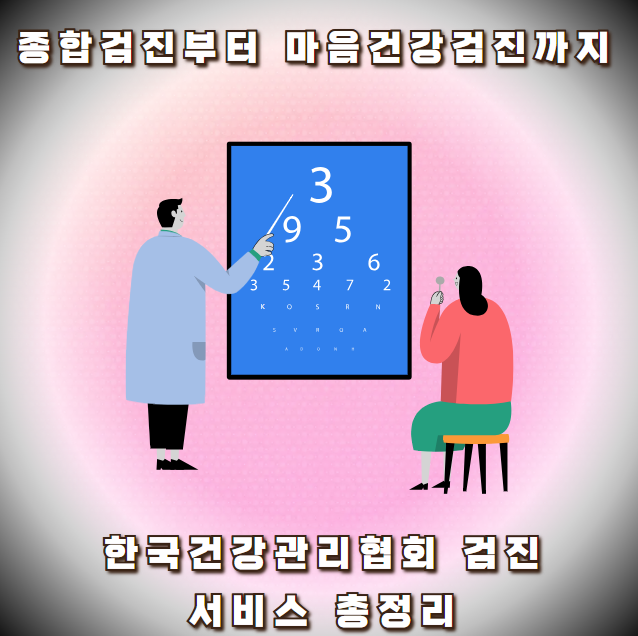 종합검진부터 마음건강검진까지, 한국건강관리협회 검진 서비스 총정리