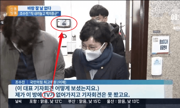  조수진 - 실시간 인증 거짓말