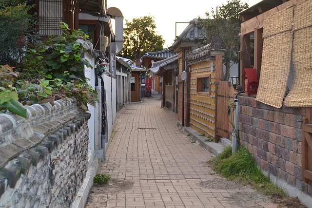 전주 한옥마을 산책로