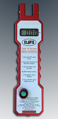  [벨트텐션미터] CLAVIS TYPE 14 벨트 미터(벨트 장력계)