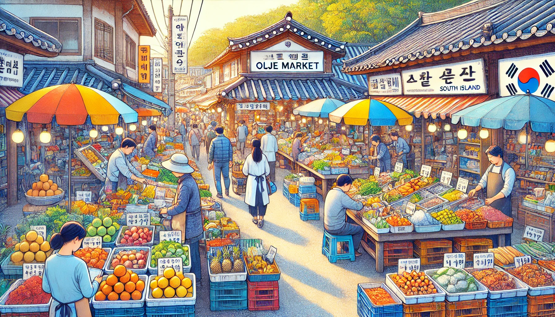 시장의 풍경