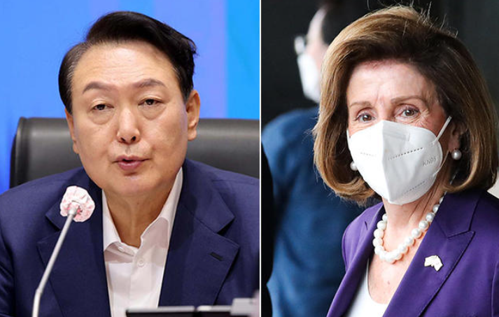  윤석열 '펠로시 만남 대신 통화' 면담일정 없어