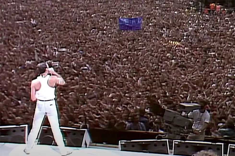 Live Aid 1985 프레디 머큐리 뒷모습