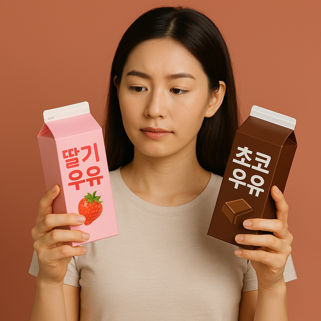 딸기우유, 초코우유