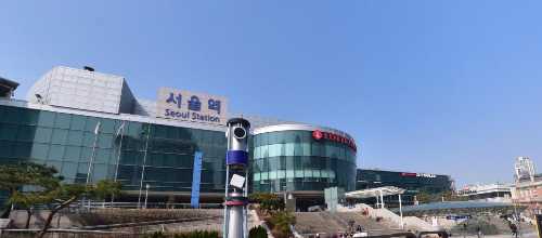 서울역(사진 오른쪽 끝 롯데마트)