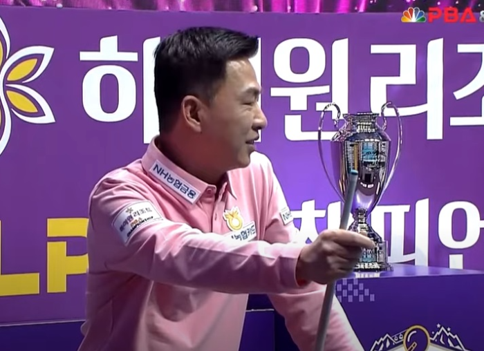 하이원리조트 PBA 챔피언십 우승자&#44; 베트남 당구선수 마민캄