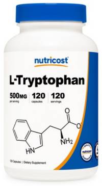 뉴트리코스트 L-트립토판 500mg 캡슐 글루텐 프리, 120정, 1개