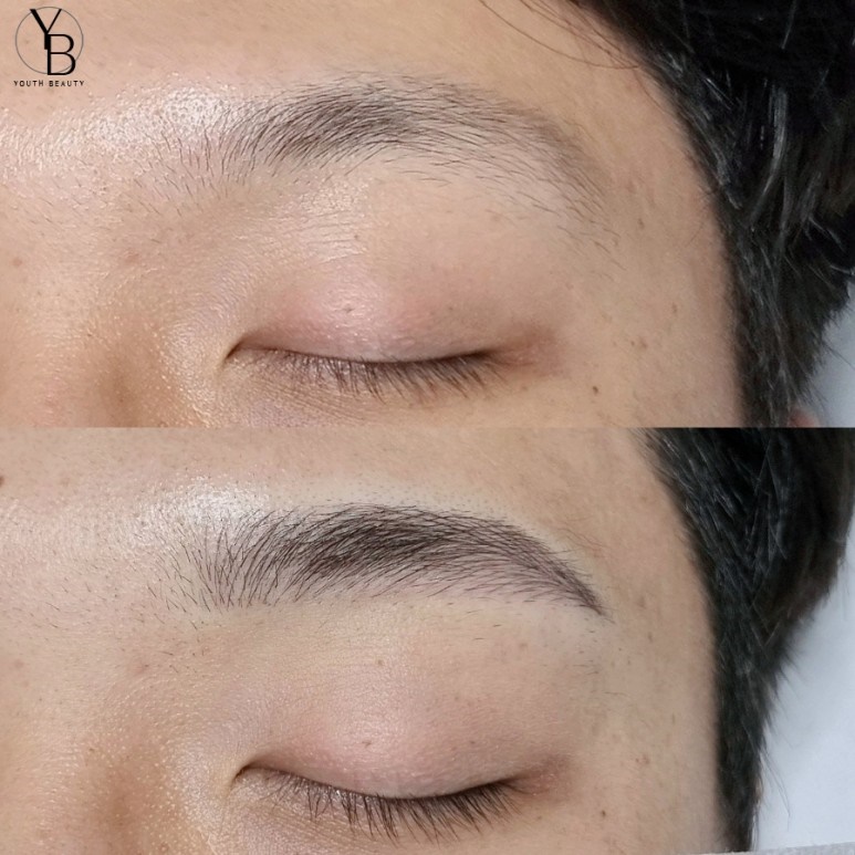  광주남자눈썹문신 진짜보다 진짜 같은 결 표현으로 내 눈썹같이
