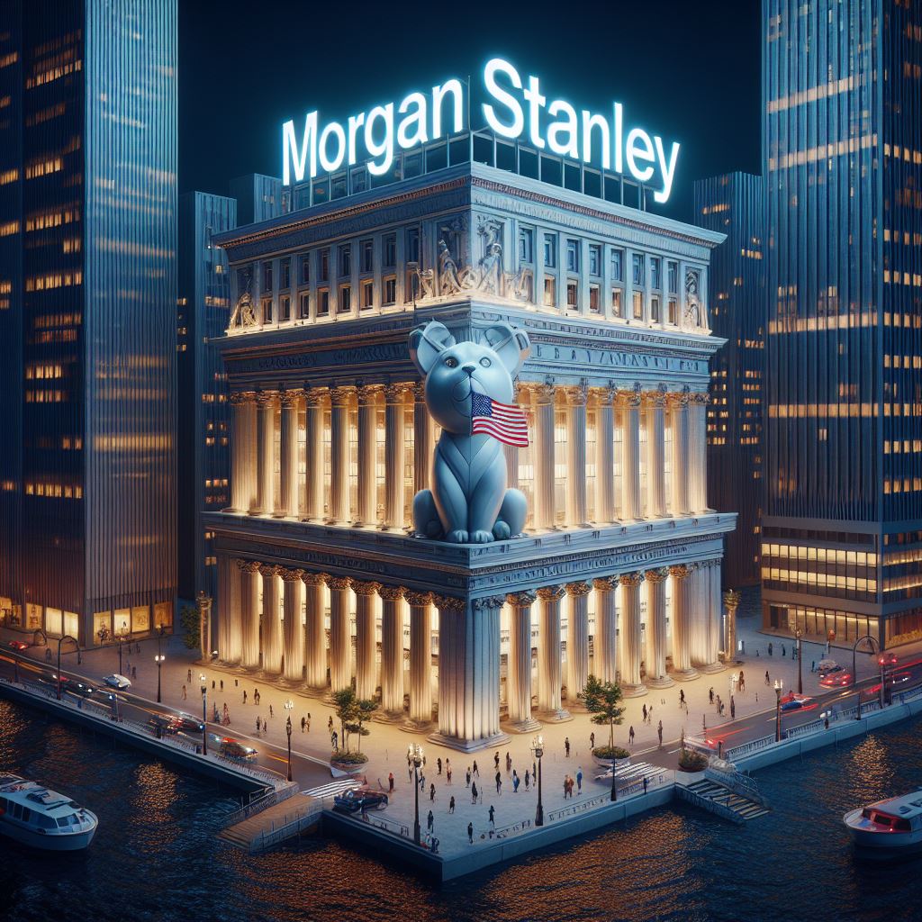 모건 스탠리(Morgan Stanley) 기업 로고 이미지