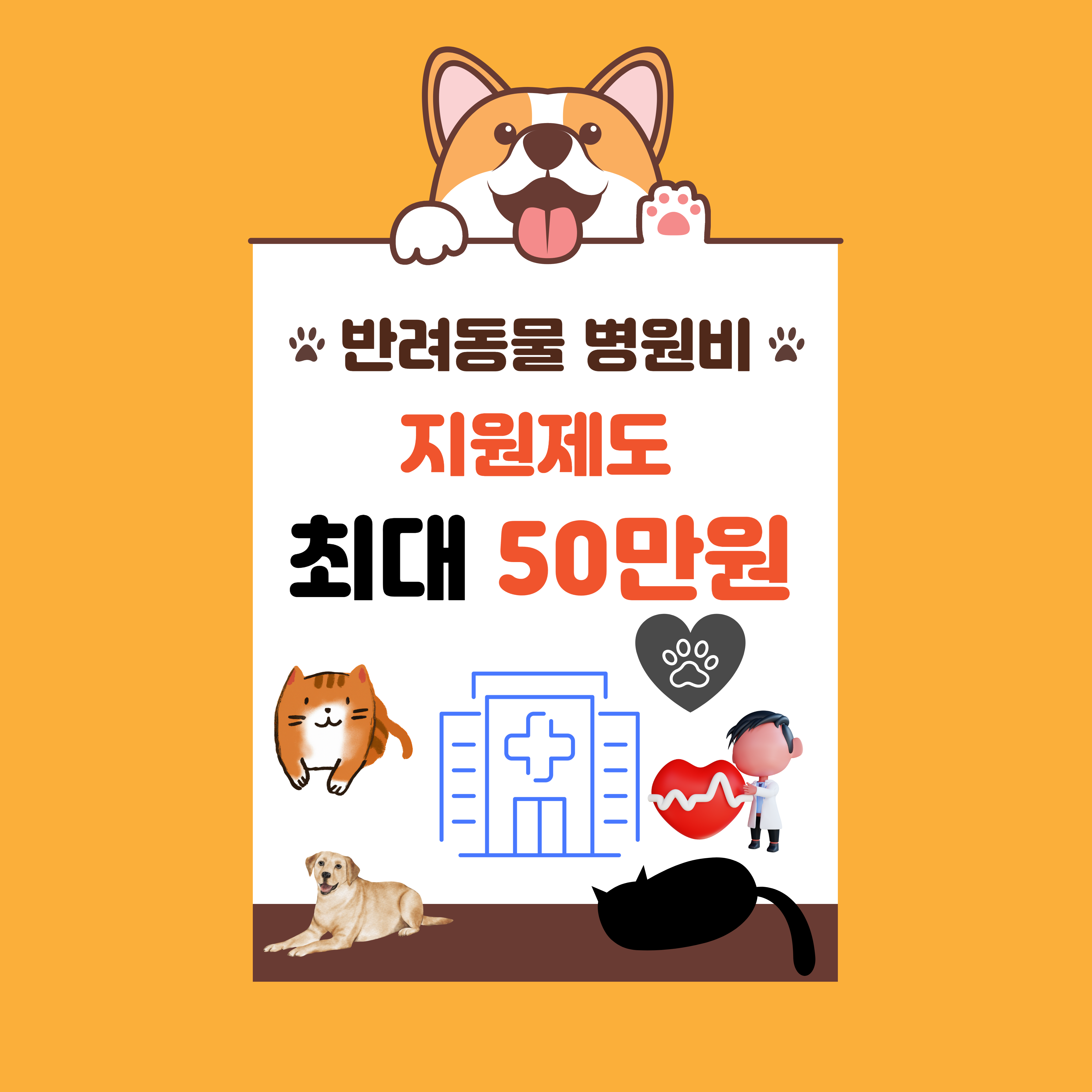  반려동물 의료비(병원비) 지원 바로 신청하기