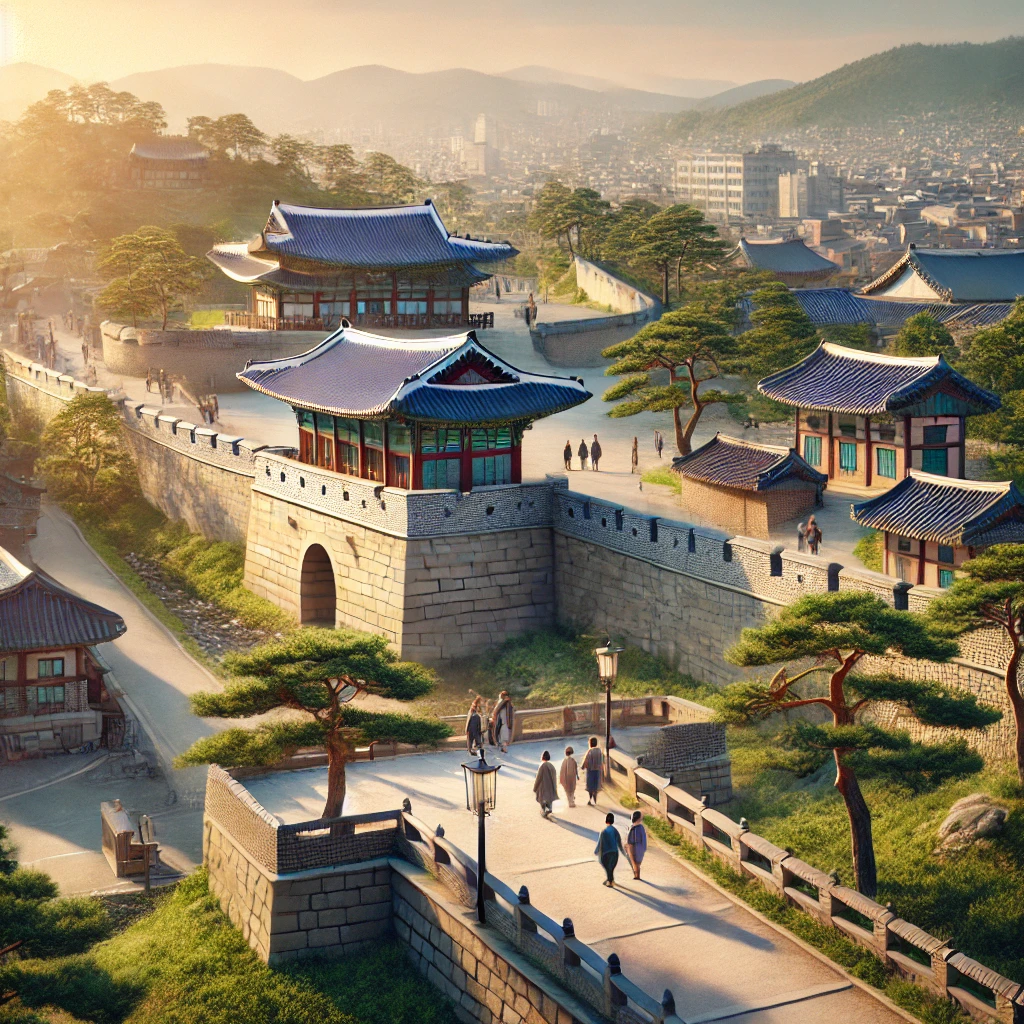 수원화성 전경