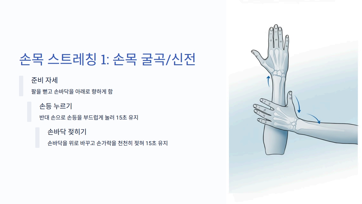 손목터널증후군 스트레칭