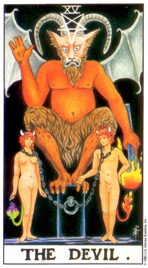  [메이저/정방향] 15. The Devil (악마) 해석/풀이/정리/키워드/원 카드 리딩