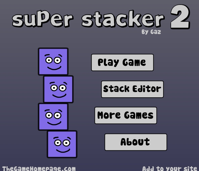  플래시게임하기 Super Stacker 2    10초를 버텨보자!!