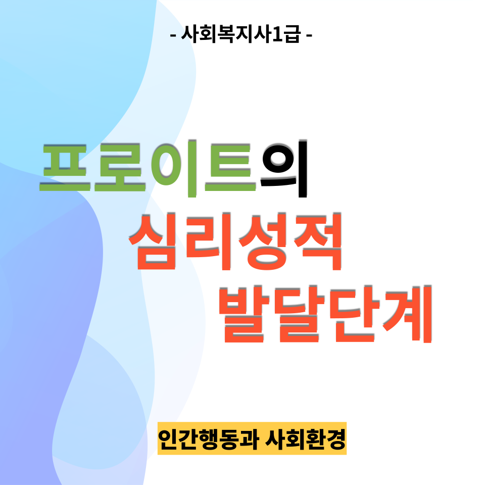  [인간행동과 사회환경] 프로이트의 심리성적 발달단계(구/항/남/잠/생)