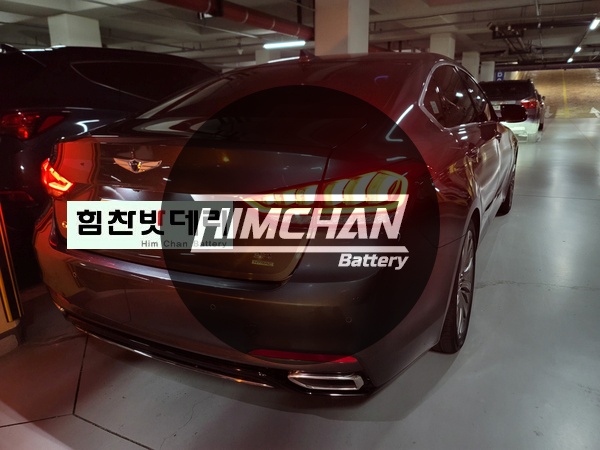  진해밧데리 장천동 제네시스 G80 DH 밧데리 바르타 AGM105 창원 마산 진해 AGM 배터리 전문점 힘찬배터리