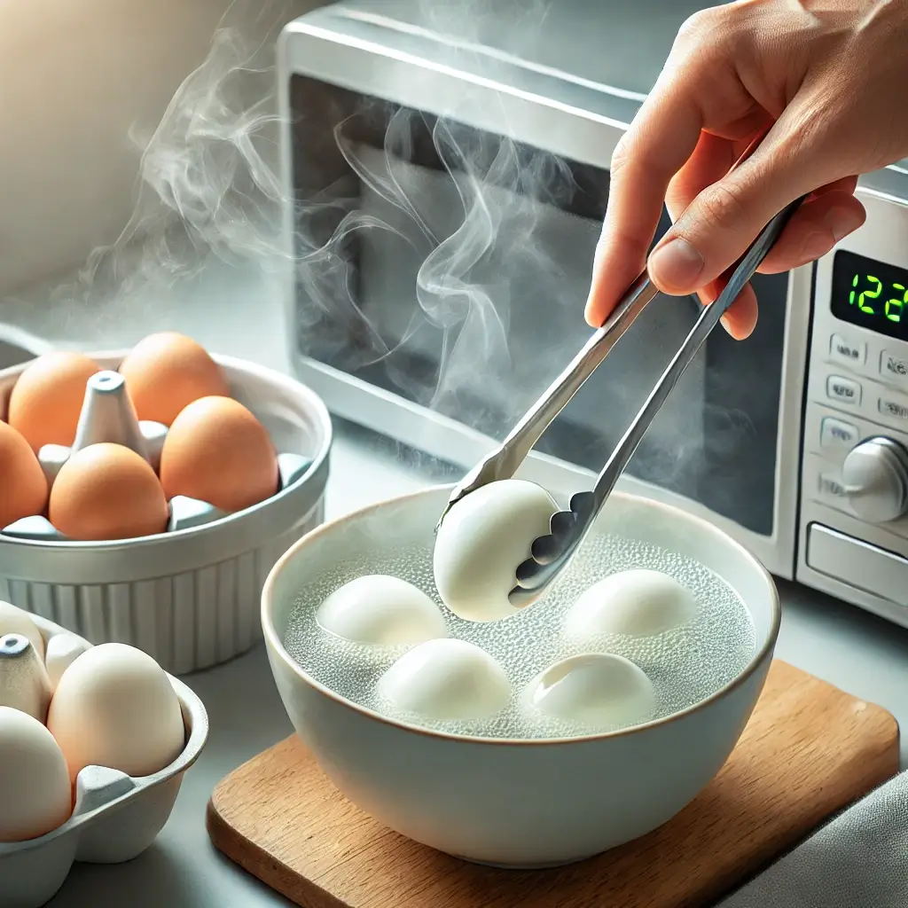 삶은 계란 식히기