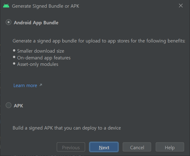 [Android] APK\uc640 AAB