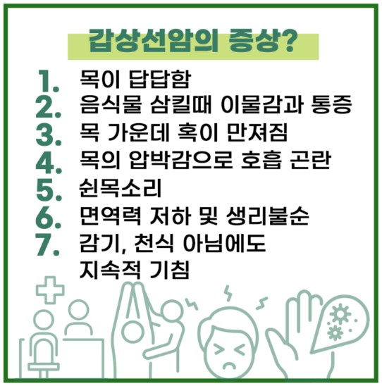 갑상선암의 증상