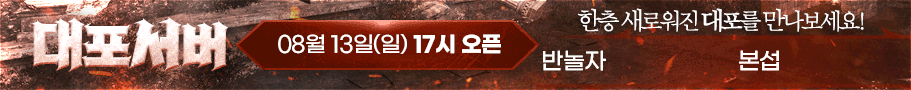 리니지 프리서버 대포서버