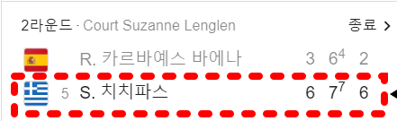 롤랑가로스 2023 남자 단식 본선 2라운드 결과