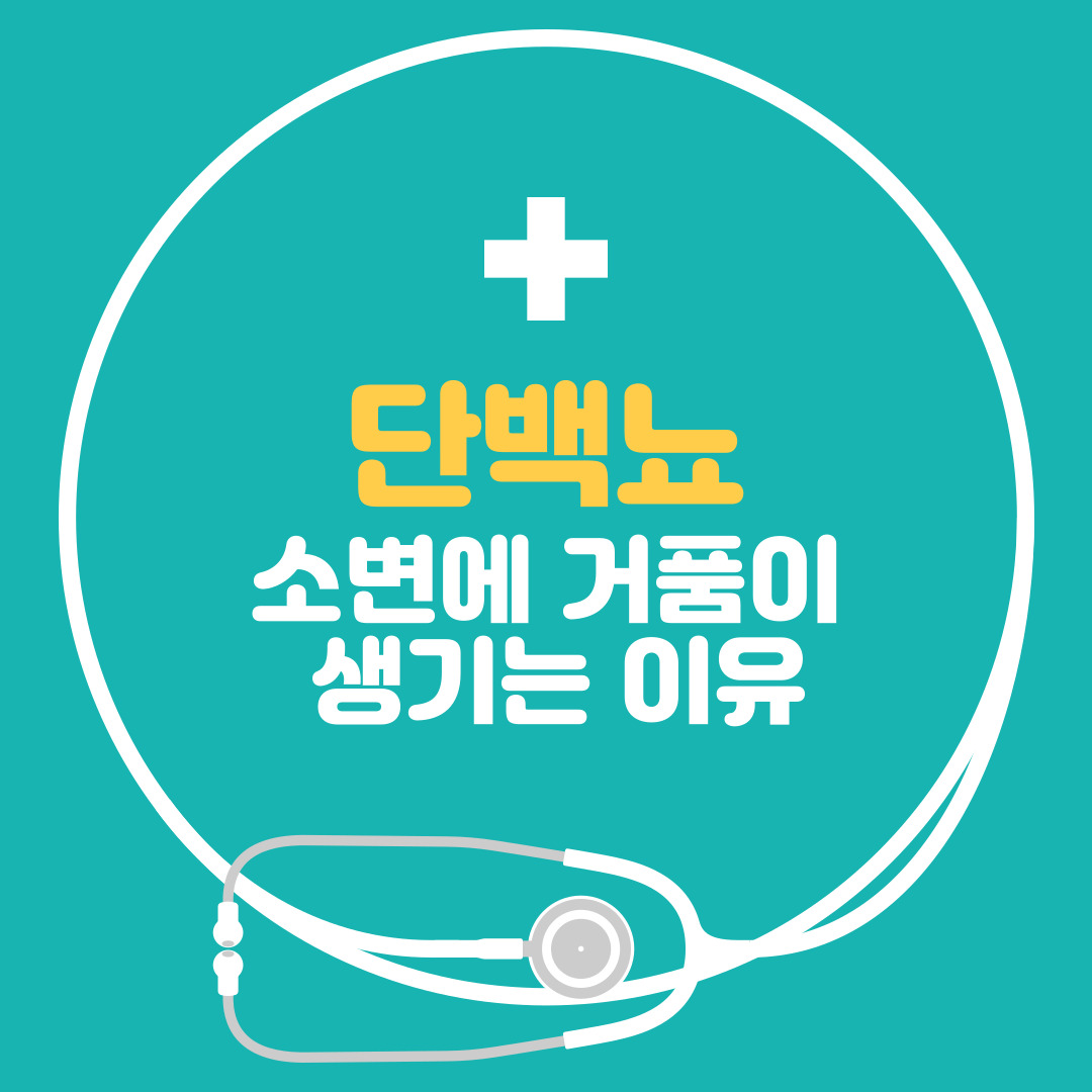  단백뇨 - 소변 거품 원인, 소변에 검품이 생기는 이유