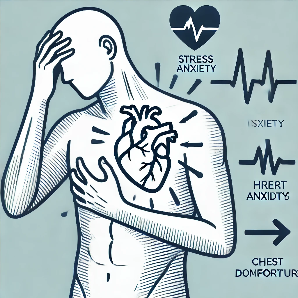 가슴이 답답하고 두근거리는 이유와 심장 문제 여부