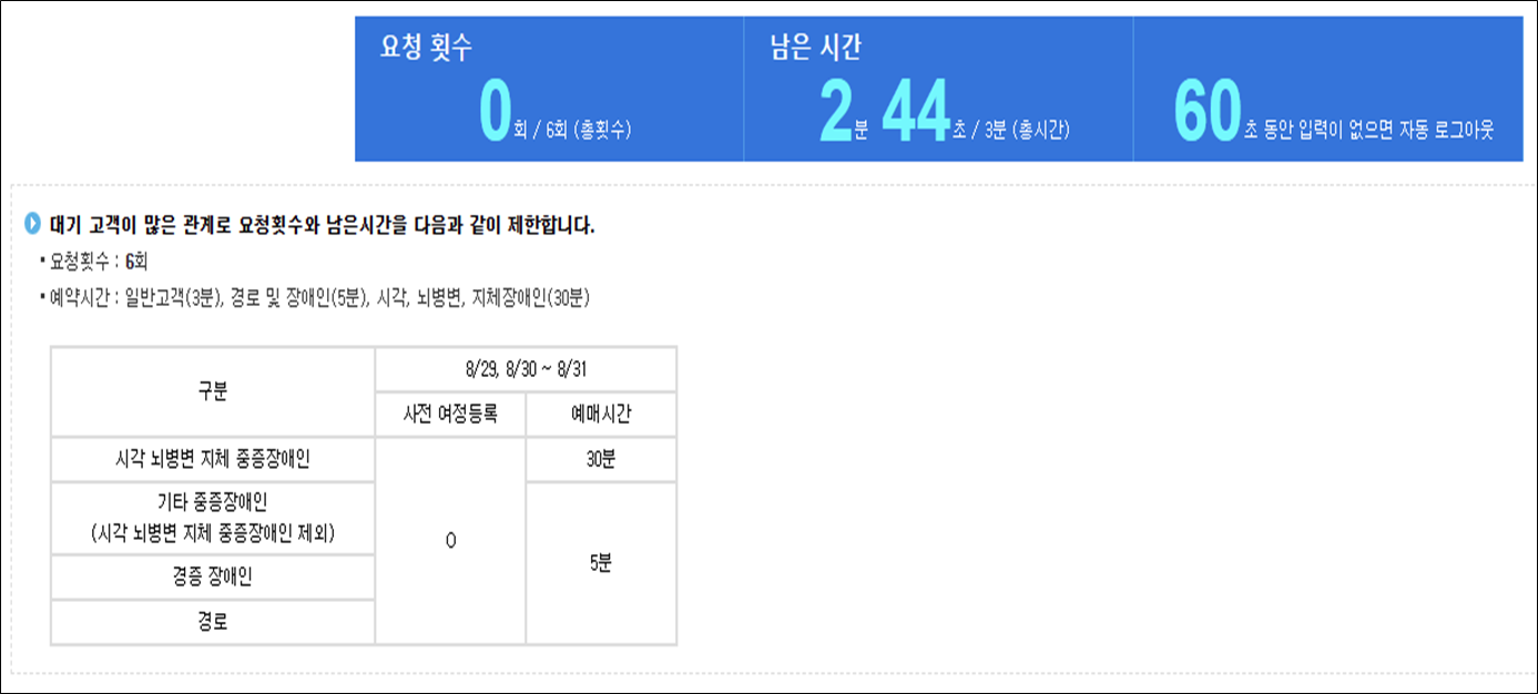 추석 기차표 예매 방법