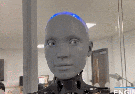 섬뜩하게 살아있는 표정의 휴머노이드 로봇 &#39;아메카&#39; VIDEO: World&#39;s most advanced robot says it will never find love