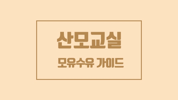  맘스클럽 산모교실 - 모유수유 가이드