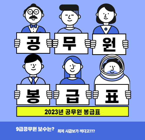  2023년 공무원 봉급 인상 정말 이런가요?