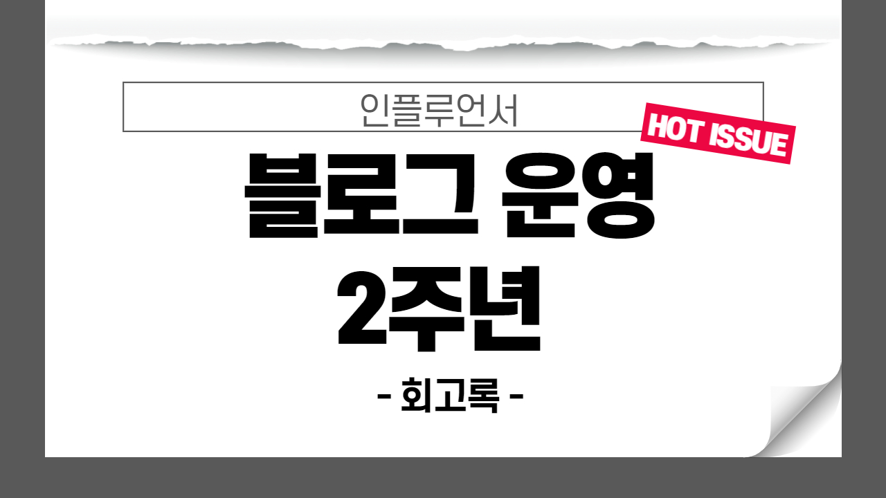  블로그 방문자수 2년(24개월)간의 변화