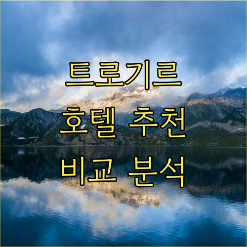 트로기르 호텔 선택 고민 해결! 생생