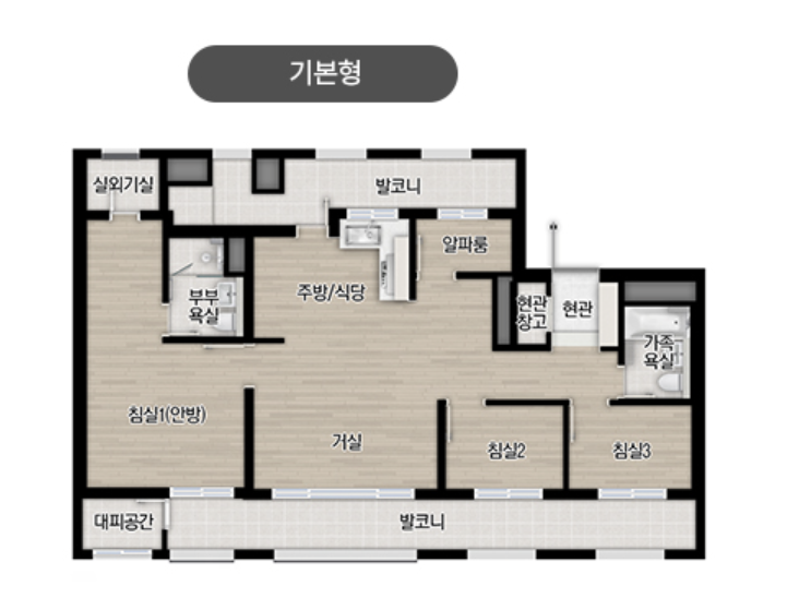 검단아테라자이 세대 평면 정보 