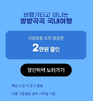 비행기타고 떠나는 방방곡곡 국내여행