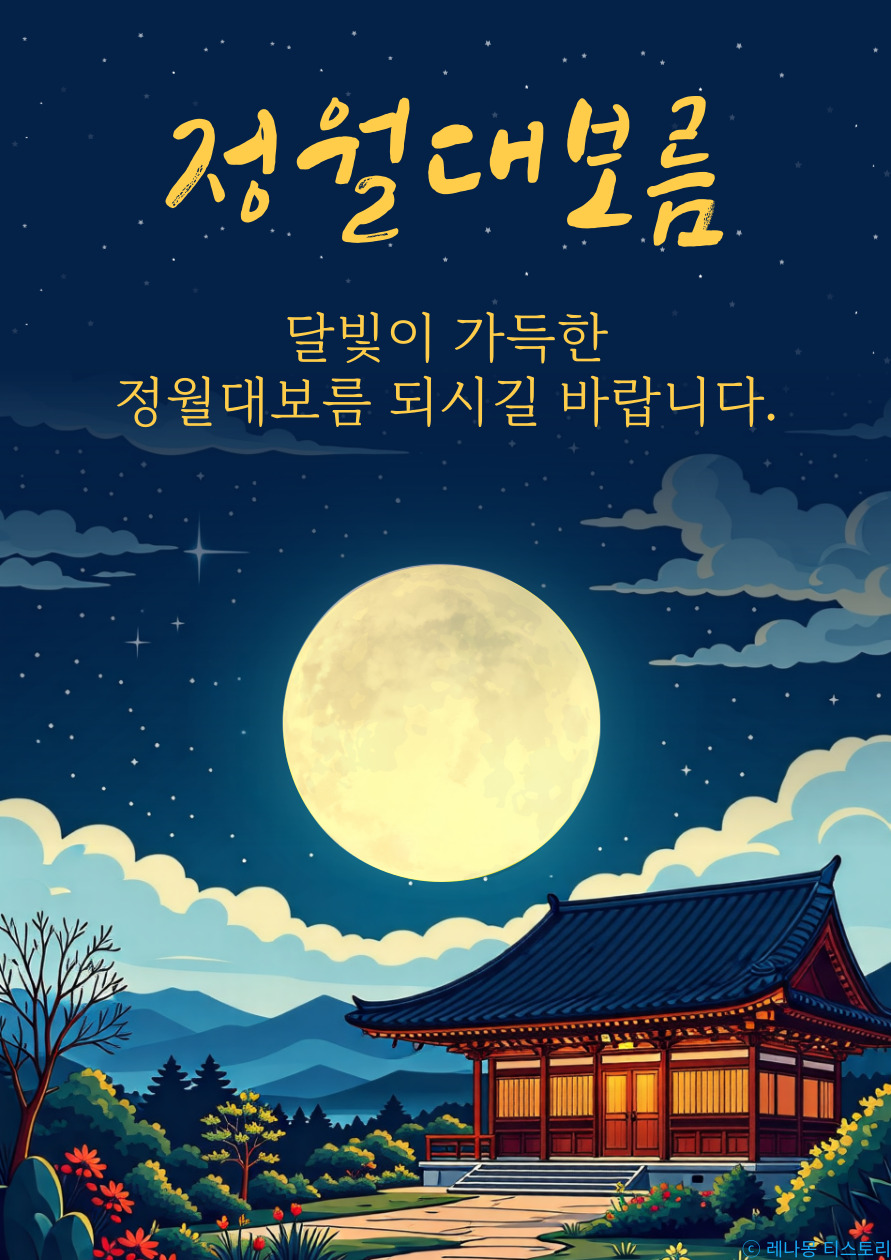 정월대보름 인사말 이미지