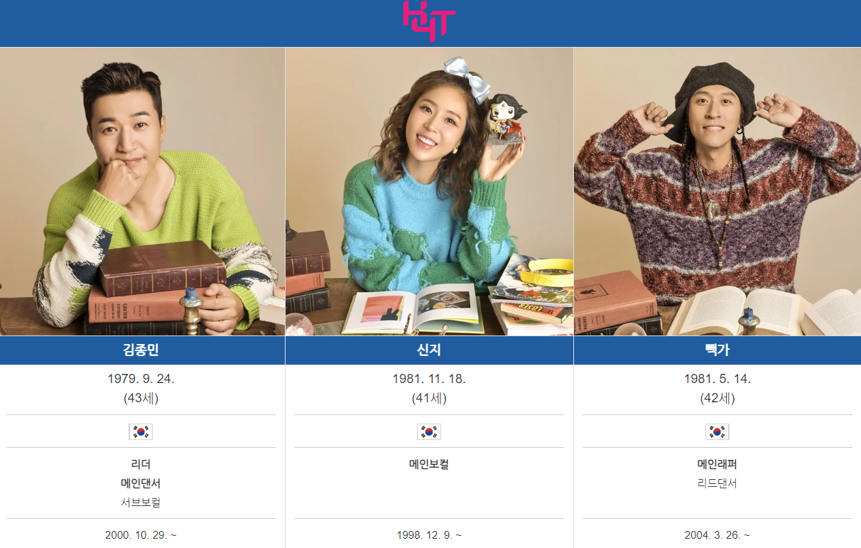 코요태 멤버 소개