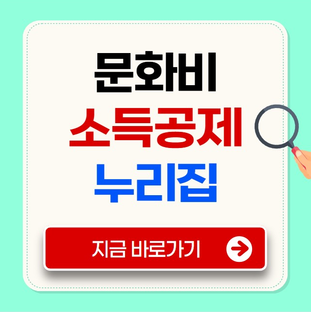 문화비 소득공제