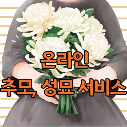  코로나19 설명절 온라인 추모 성묘 서비스