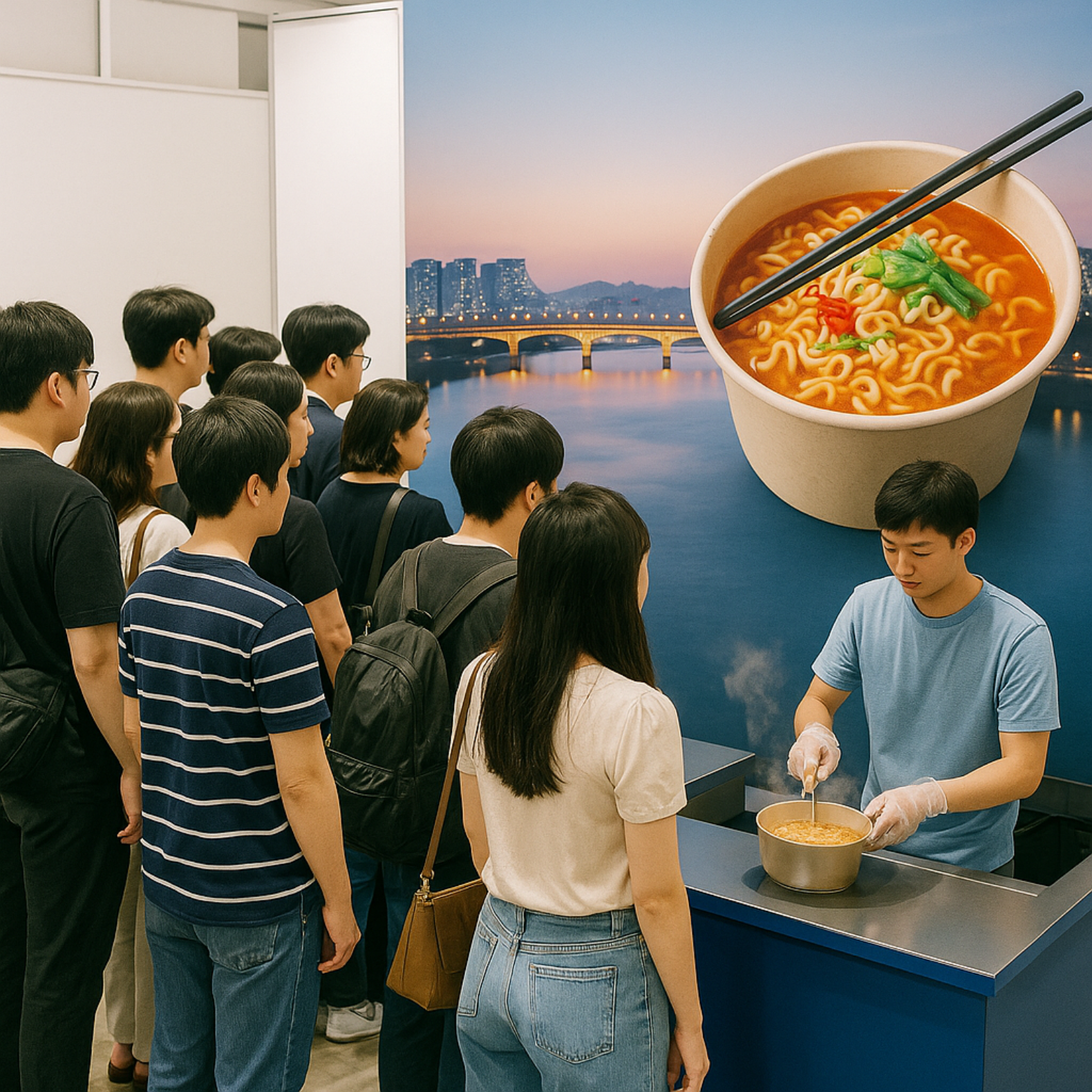 한강라면 k박람회 인기비결