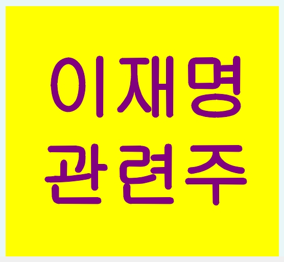  이재명 관련주