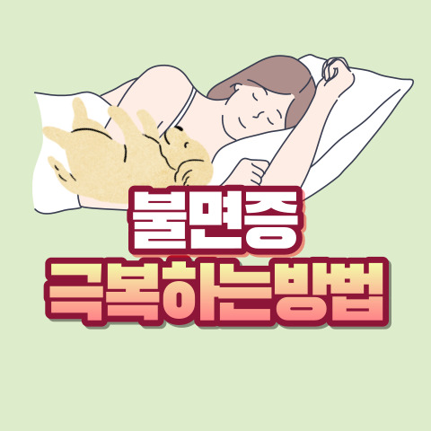 불면증극복하는법&#44; 불면증 치료