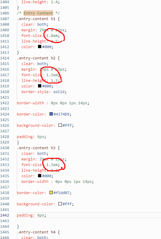 티스토리 소제목 꾸미기 css