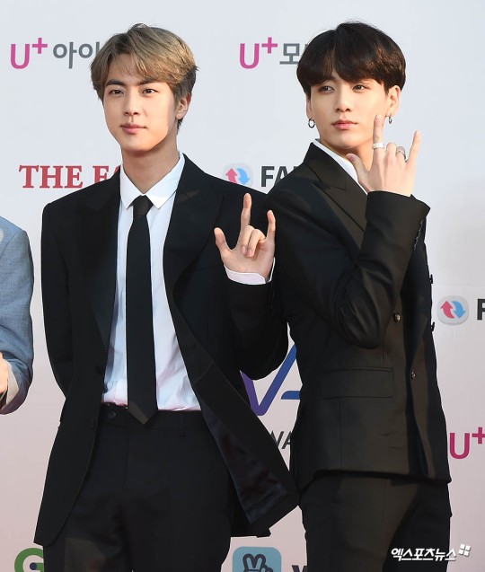  '월드와이드 핸썸' 진X'황금 막내' 정국, 맏막즈 케미
