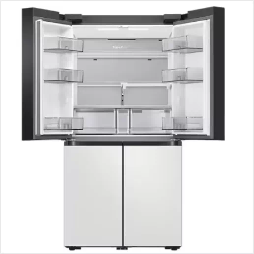 삼성 비스포크 4도어 냉장고 875L RF85C90F1W6 상단 내부