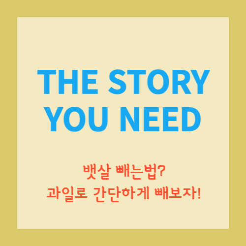  뱃살 빼는 법 과일로 간단하게!! 맛있는 과일로 살 빼는 방법