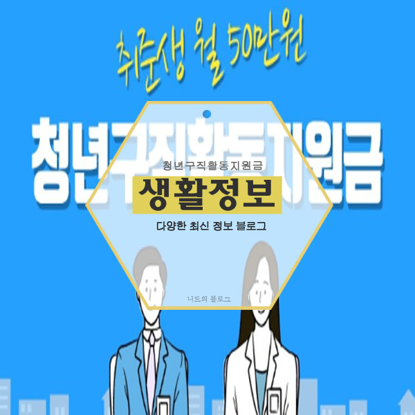  청년 구직활동지원금 자격
