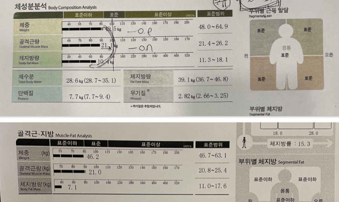 저탄고지-인바디&#44; 근손실